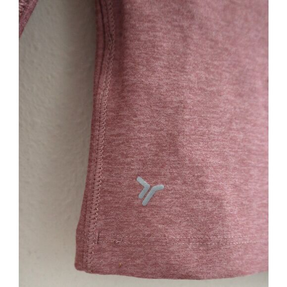 Old Navy 724652 Women's Sz S Mauve Heather CloudComfy Cropped 1/4 Zip Pullover - Picture 8 of 11